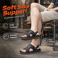 👡🔥 -50% Sandales cuir véritable homme 2 en 1 semelle souple confort plage et sortie estivale décontracté ✨