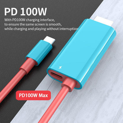 🔥DERNIER JOUR 50% DE RÉDUCTION !🎮Adaptateur USB-C vers HDMI 2M ✨PD 100W, Plug & Play, Transmission Stable💻