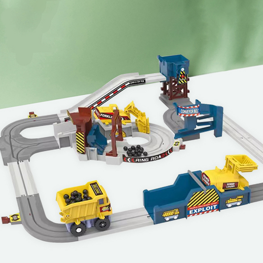 🚂🛤️Offre limitée dans le temps : 50 % de réduction ! Kit de train électrique interactif – Circuit modulaire, lumières, gare interactive, compatible avec de nombreux modèles🎄✨