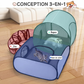 😺🛕 Tunnel spacieux pour chat | Zone de jeu et détente, stimule l’instinct de chasse de votre animal ✅