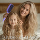 🌀🪮 Brosse à ventilation spécial boucles | Démêlage sans douleur, préserve la forme des cheveux crépus et ondulés ✅