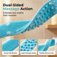 🛁✨ Brosse dorsale silicone double face, une côté exfoliant une côté doux, nettoyage corps confortable sans effort ✨