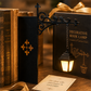 🏙️💡 Serre-livres lampe rétro lampadaire miniature, décoration de bureau lumineuse style vintage pour bibliothèque ✨