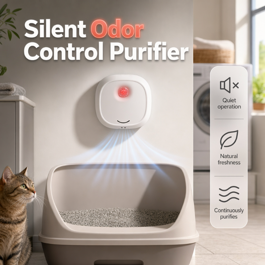 🐾✨ Éliminateur d’odeurs animaux Smart Quiet, silencieux et efficace contre les mauvaises odeurs chez chiens et chats ✨