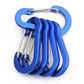 ⛰️🔗 Mousquetons lourds en aluminium x5 | Solide et léger, clip polyvalent pour équipements extérieurs ✅