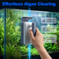 🧲🐠 Nettoyeur magnétique double face pour aquarium, nettoyage vitre intérieur-extérieur sans mouiller vos mains ✨💧