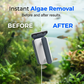 🧲🐠 Nettoyeur magnétique double face pour aquarium, nettoyage vitre intérieur-extérieur sans mouiller vos mains ✨💧