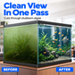 🧲🐠 Nettoyeur magnétique double face pour aquarium, nettoyage vitre intérieur-extérieur sans mouiller vos mains ✨💧