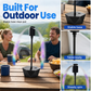 🌳💨 Ventilateur répulsif insectes | Rétractable, charge USB sans fil, efficace contre mouches en extérieur ✅