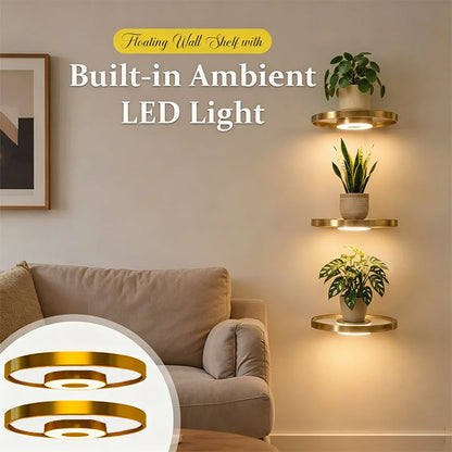 🎉 Vente 2026 — Plus de 17 900 vendus!✨ Étagère murale flottante avec éclairage LED intégré