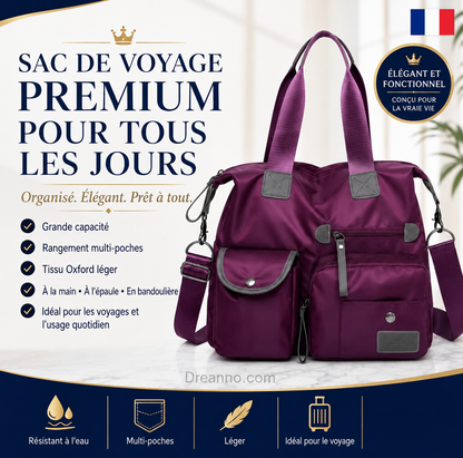 👜💧 Sac fourre-tout femme imperméable grande capacité, pratique pour shopping, travail et sortie quotidienne ✨