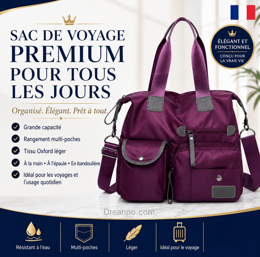 👜💧 Sac fourre-tout femme imperméable grande capacité, pratique pour shopping, travail et sortie quotidienne ✨