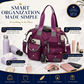 👜💧 Sac fourre-tout femme imperméable grande capacité, pratique pour shopping, travail et sortie quotidienne ✨