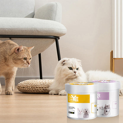 👀🐶 Lingettes soin pour animaux | Formule à base de plantes, nettoyage délicat des yeux et oreilles sans irritation ✅