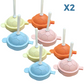 🧊🍭 Moule silicone mini glace sur bâton | Flexible et anti-adhérent, fabrication simple de petites sucettes glacées saines à la maison ✅