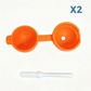🧊🍭 Moule silicone mini glace sur bâton | Flexible et anti-adhérent, fabrication simple de petites sucettes glacées saines à la maison ✅