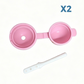🧊🍭 Moule silicone mini glace sur bâton | Flexible et anti-adhérent, fabrication simple de petites sucettes glacées saines à la maison ✅