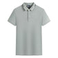 👕✨ T-shirt homme col contrasté revers imprimé, coupe confortable style décontracté tendance pour tous les jours