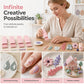 💅🔥 -50% Plaques à billes d'argile double face, 4 tailles précises, création ongles 3D, bijoux et miniatures ✨