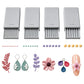 💅🔥 -50% Plaques à billes d'argile double face, 4 tailles précises, création ongles 3D, bijoux et miniatures ✨