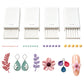 💅🔥 -50% Plaques à billes d'argile double face, 4 tailles précises, création ongles 3D, bijoux et miniatures ✨