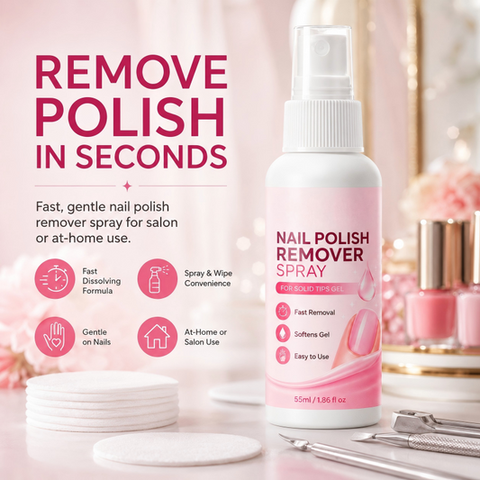 💅 50 % de réduction – Spray dissolvant pour vernis à ongles, doux et efficace