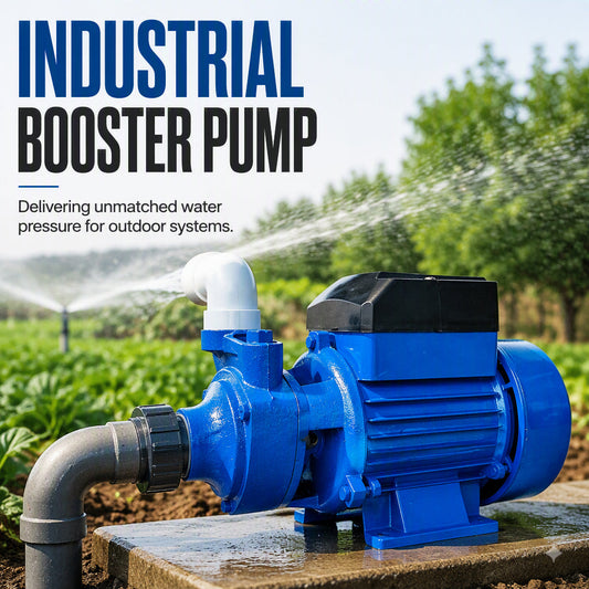 🔥‑50% PROMO FLASH💧 Pompe surpresseur auto‑amorçante fonte‑aluminium, moteur protégé, irrigation et usage domestique 🏡🌱