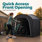 🚲🏠 Moitié prix ! Abri à vélos portable d'extérieur – Spacieux et facile à monter – Idéal pour ranger vélos, outils et tondeuses à gazon. Moitié prix ! 🔥💪