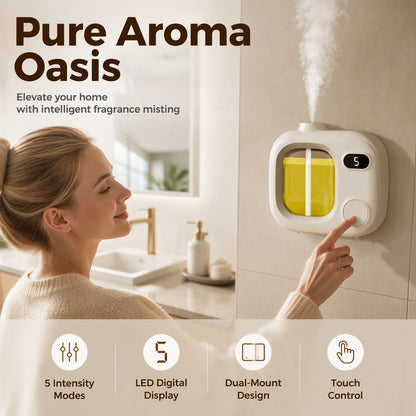 🌫️💡 Diffuseur d’arômes LED intelligent, réglage de brume, lumière d’ambiance pour la maison