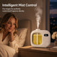 🌫️💡 Diffuseur d’arômes LED intelligent, réglage de brume, lumière d’ambiance pour la maison