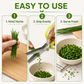 🔥 -50 % aujourd'hui ! 🌿 Ciseaux à herbes à 5 lames en acier inoxydable