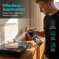 🎶📀 Nettoyant professionnel pour disques, formule non abrasive, compact pour usage nomade