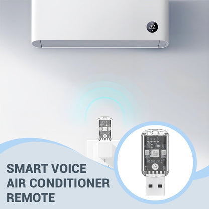 📱💡 Télécommande USB intelligente climatiseur, contrôle vocal appli, lumière ambiante 7 couleurs