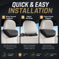 🚗Ensemble appui‑tête et coussin lombaire haut de gamme 💆Soutien ergonomique, confort pour longs trajets auto 💺