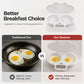 🔥‑50% OFFRE LIMITÉE🥚 Cuiseur à œufs micro‑ondes anti‑éclaboussures, double cavité PP alimentaire, œuf poché sans effort 🌿🛡️