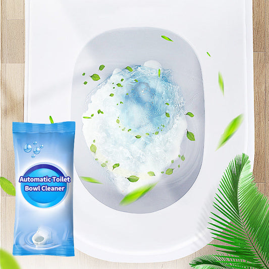 🚽Nettoyant automatique pour cuvette de toilette, se place dans le réservoir, anti‑calcaire et désodorisant✨