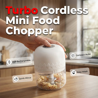 🔥‑50% OFFRE LIMITÉE🔪Hachoir alimentaire mini électrique sans fil, portable pour cuisine, préparation rapide des aliments 🥕✨