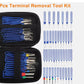 Kit d'outils en acier inoxydable pour le démontage des bornes de voiture – Extracteur de faisceaux de câble