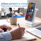 🔥‑50% PROMO FLASH🔋 Support de charge magnétique pliable 3‑en‑1, charge téléphone montre écouteurs, bureau voyage 📱⌚🎧