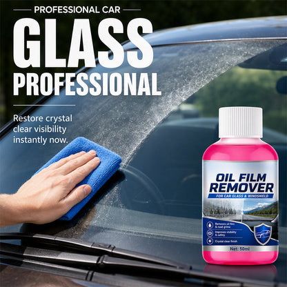 🔥‑50% PROMO FLASH🚗 Nettoyant vitre voiture anti‑film gras, élimine film d’huile pare‑brise, vision claire sous la pluie ✨💦