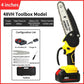 🔥‑50% PROMO FLASH🪚 Mini‑scie électrique sans fil ergonomique, verrouillage sécurité, outil de coupe bois pour bricolage ✨🔧