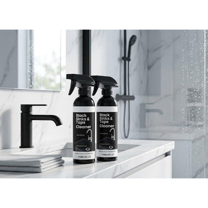 🔥‑50% PROMO FLASH🚿 Nettoyant anti‑tartre pour robinets noirs, dissout calcaire, sans rayure, protection longue durée ✨💧