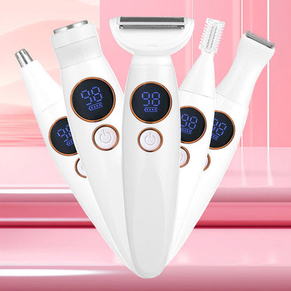 5-In-1 Women's Electric Cordless Replaceable Shaver