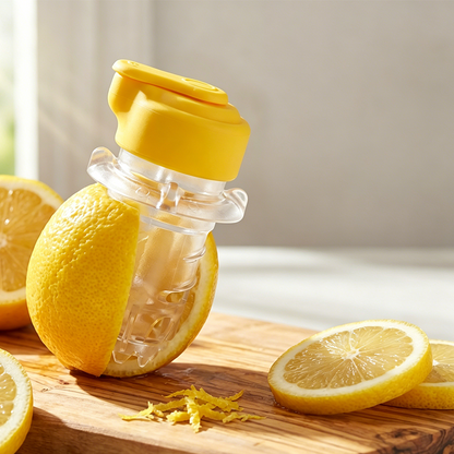 🔥‑50% PROMO FLASH🍊 Presse‑agrumes manuel portable, extraction sans effort, séparation automatique des pépins, couvercle étanche ✨