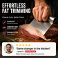 🔥‑50% PROMO FLASH🍖 Grattoir à viande incurvé ergonomique, prise en main confortable, décolle facilement la viande des os ✨🔪