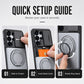 2-in-1 Shockproof Phone Case with Hidden Card Holder