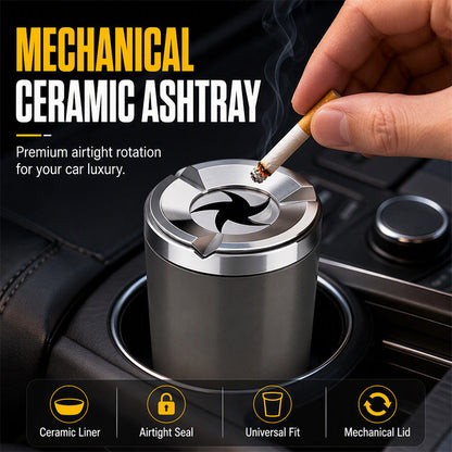 🔥‑50% PROMO 2026🚗 Cendrier rotatif pour voiture, revêtement céramique intérieur, étanche et anti‑odeur pour votre véhicule ✨🎉