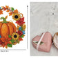 🔥‑50% PROMO FLASH🎃 Couronne d’automne potiron losanges, kit de bricolage complet, décoration suspendue chaleureuse pour la maison ✨🍂