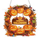 🔥‑50% PROMO FLASH🎃 Couronne d’automne potiron losanges, kit de bricolage complet, décoration suspendue chaleureuse pour la maison ✨🍂