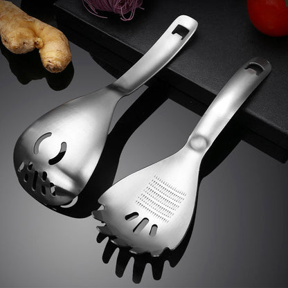 ⏰-50% Cuillère de cuisine polyvalente 🍳 Acier inoxydable, coupe, racle et mélange, indispensable pour la préparation des plats ✨